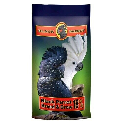 BLACK PARROT BREED & GROW 18% 20kg